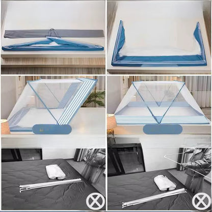 Mosquitero Plegable para Cama - Duerme sin picaduras ni interrupciones: tranquilidad total bajo tu cama 🤑MEGA OFERTA PACK X2 U