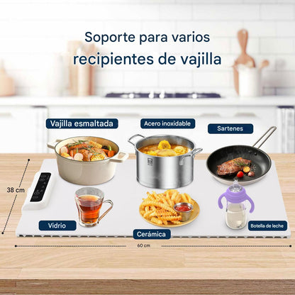 Tapete Calentador de Comidas Eléctrico Plegable - Disfruta de cada comida caliente, como recién servida, de principio a fin🎁SOLO POR HOY 30%DCTO Y ENVIO PRIORITARIO