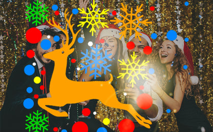 Proyector de Luces LED Navideñas con 16 Patrones Intercambiables - Transforma tu casa en un espectáculo navideño mágico🎄OFERTA NAVIDEÑA 50%DCTO + ENVIO GRATIS Y PAGO EN CASA